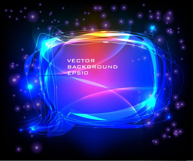 free vector Brilliant neon effects 05 vector