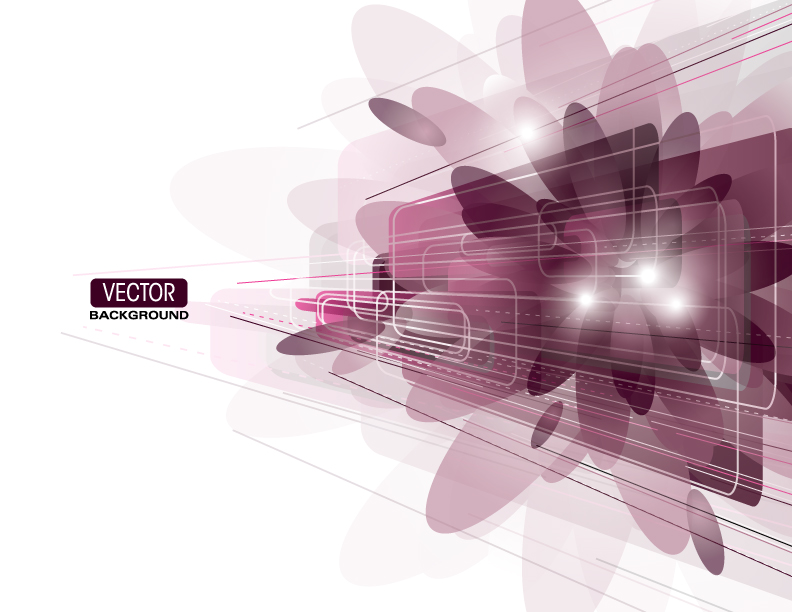 free vector Brilliant purple elements 05 vector