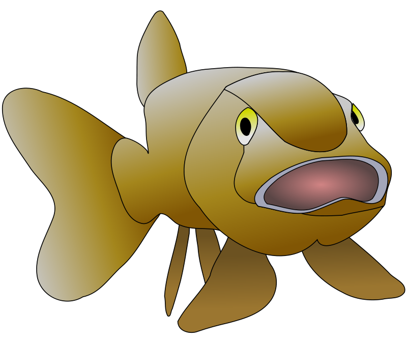 free vector Brown fish