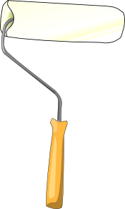 free vector Brush Roller clip art