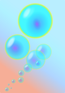 free vector Bubbles  clip art