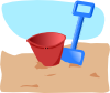 free vector Bucket And Spade clip art