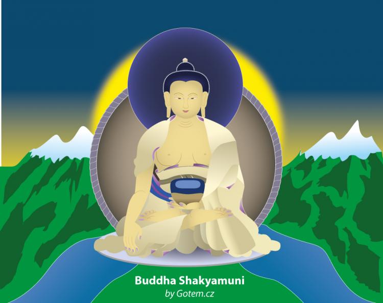 free vector Buddha Shakyamuni