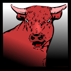 free vector Bull Head clip art