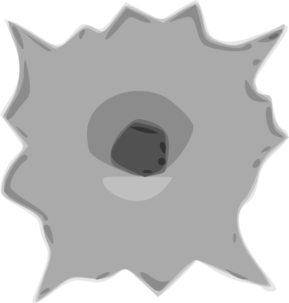 Download Bullet Hole clip art (115989) Free SVG Download / 4 Vector