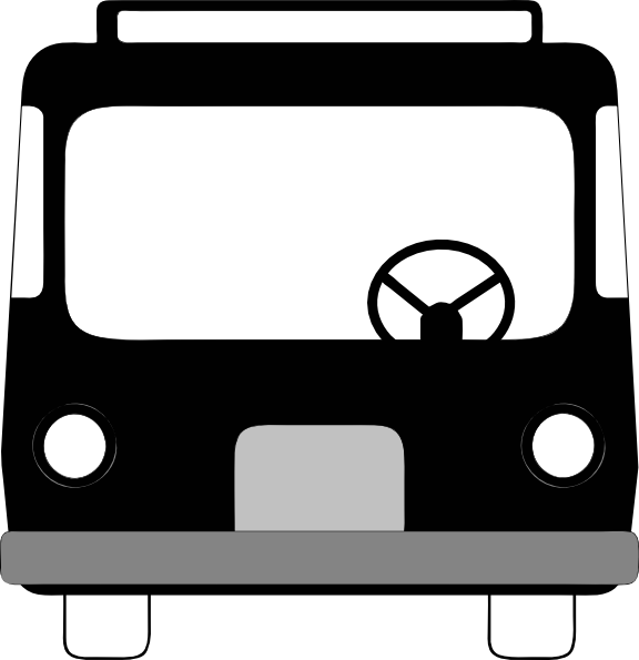 free vector Bus Front View clip art