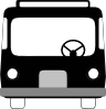 free vector Bus Front View clip art