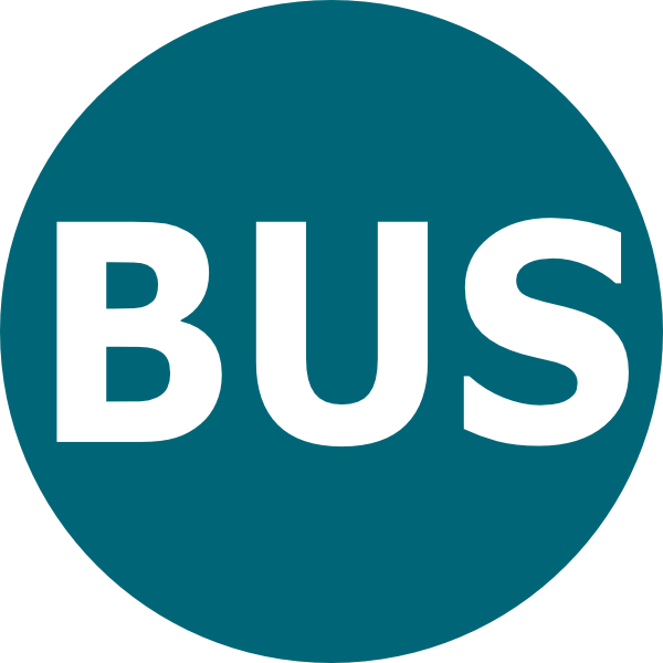free vector Bus Logo Blau clip art