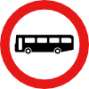free vector Bus Road Sign clip art