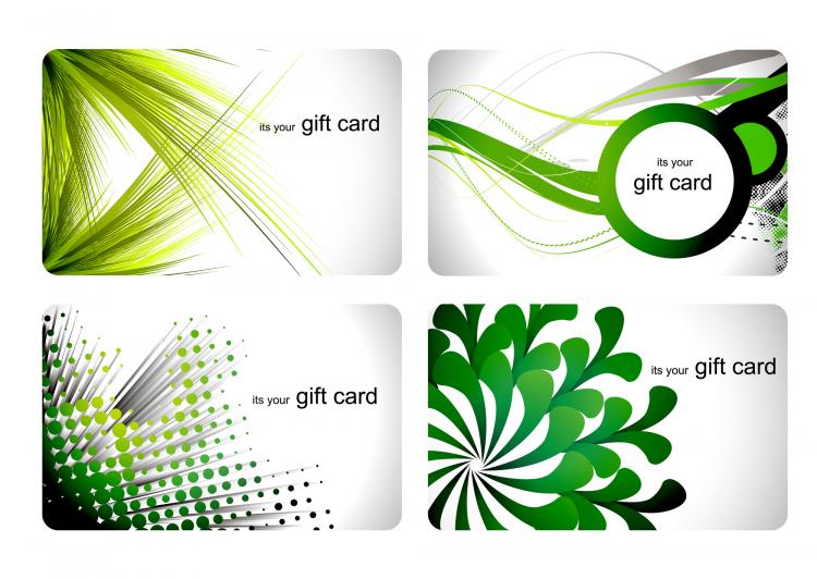 free vector Business card trend vector