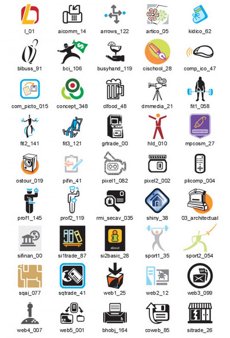 free vector Business Icons Vector Samples