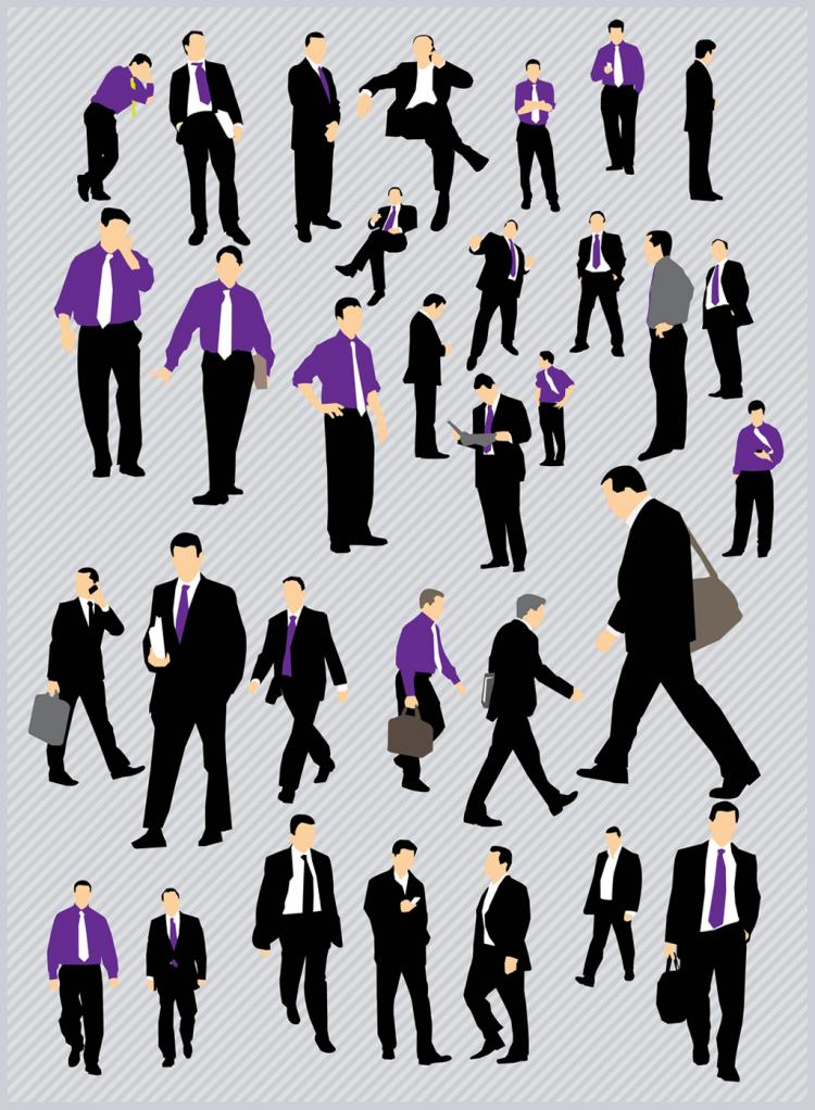 free vector Business People Pack