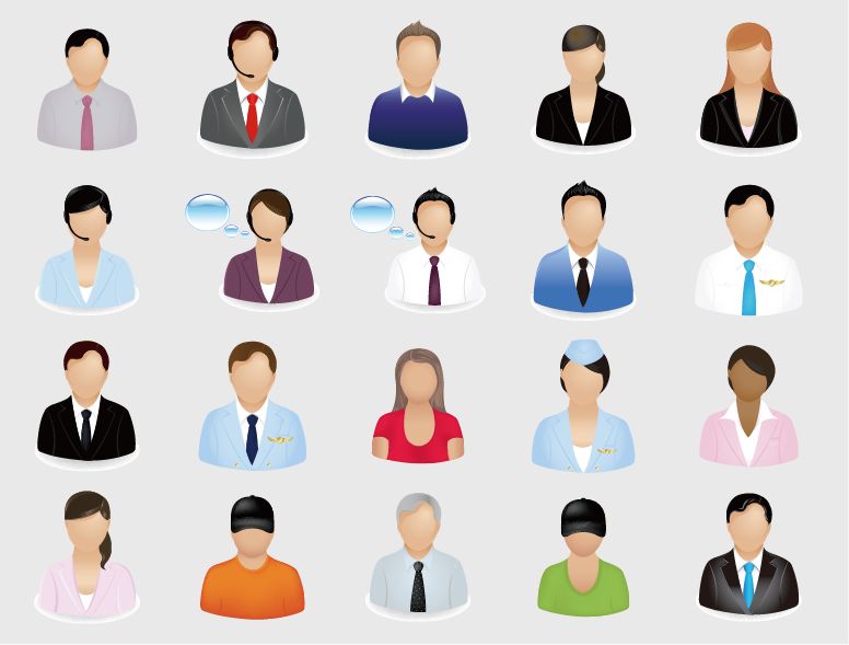Download Business People Icon Set (19696) Free EPS Download / 4 Vector
