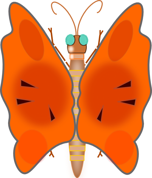 Download Butterfly clip art (107707) Free SVG Download / 4 Vector
