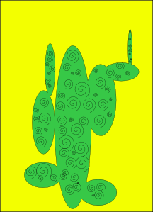 free vector Cactus Spirit clip art