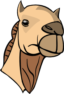 free vector Camel Head clip art