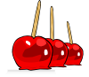 free vector Candied Apples clip art