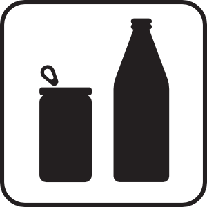 free vector Cans Or Bottles White clip art