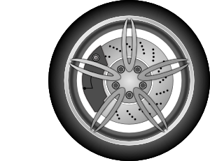 free vector Car Wheel clip art