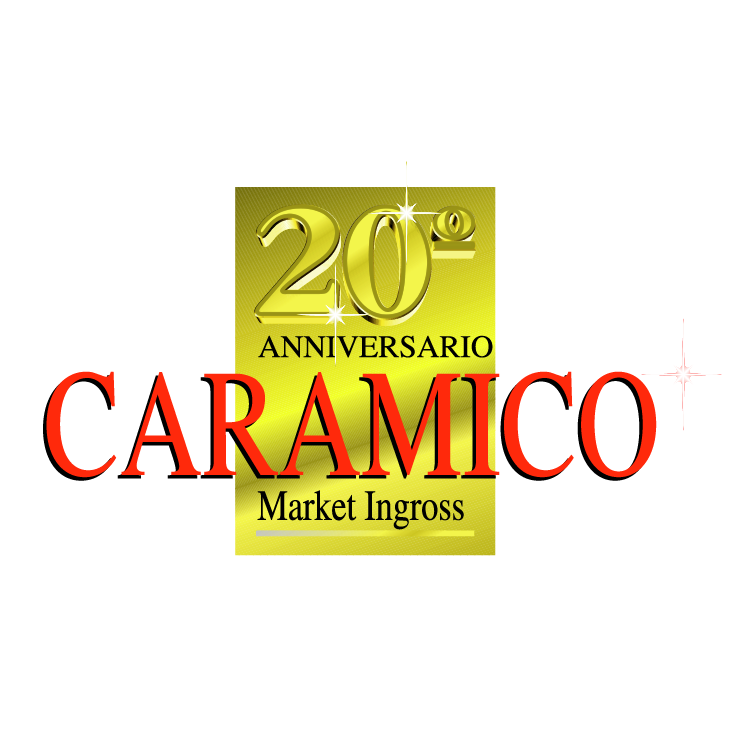 free vector Caramico 20 anniversario