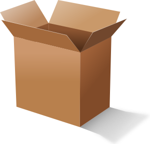 free vector Cardboard Box clip art