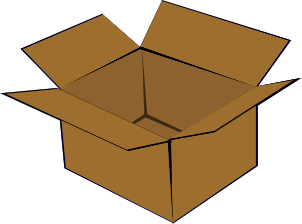 free vector Cardboard Box clip art