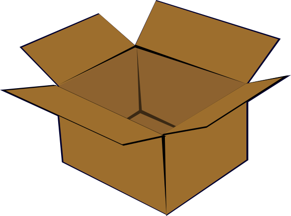 Download Cardboard Box clip art (106288) Free SVG Download / 4 Vector