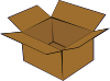 free vector Cardboard Box clip art