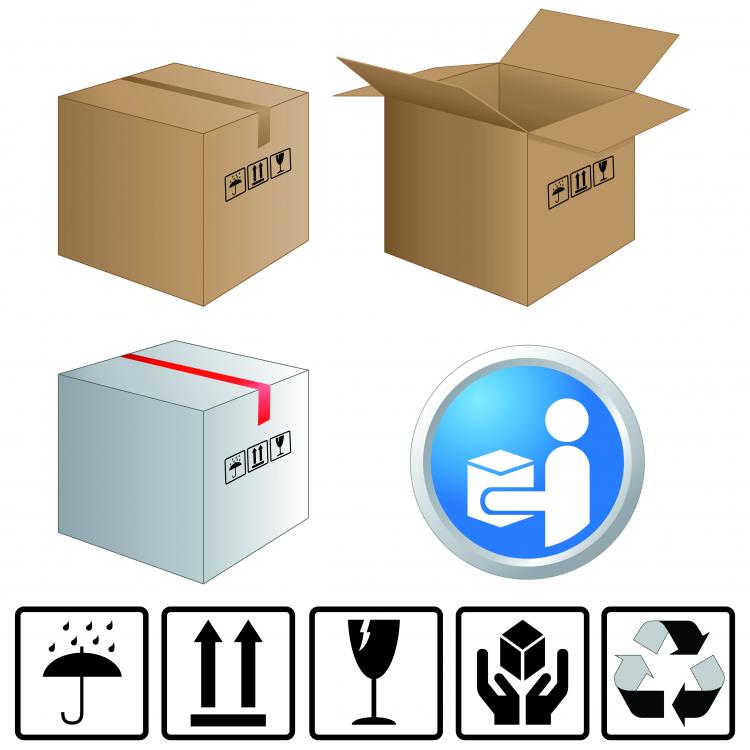 free vector Cartons and carton labels vector