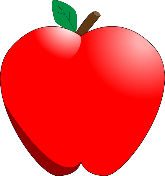 apple clip art cartoon