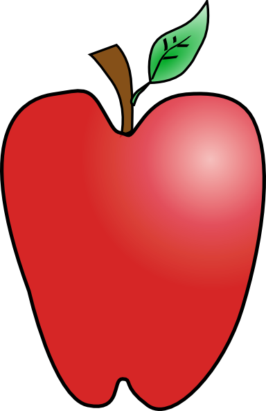 cartoon apple clip art free - photo #19