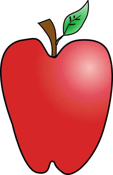 free vector Cartoon Apple clip art