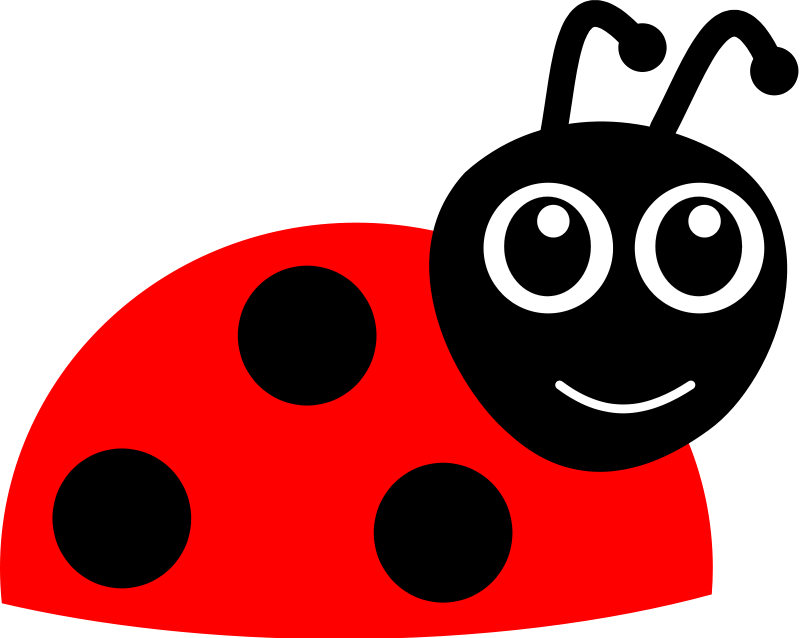free vector Cartoon ladybug