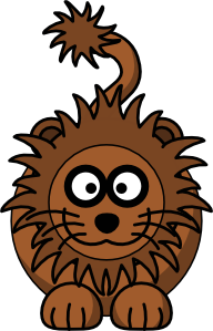 free vector Cartoon Lion clip art