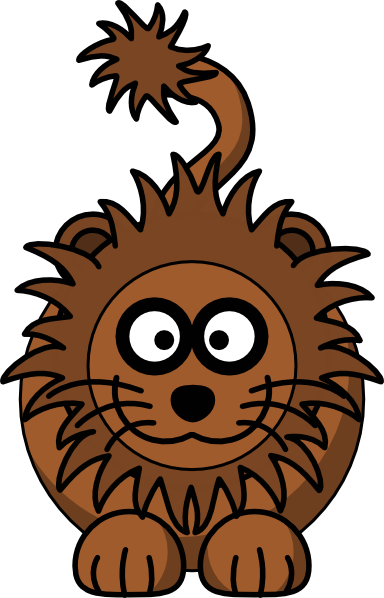 free vector Cartoon Lion clip art