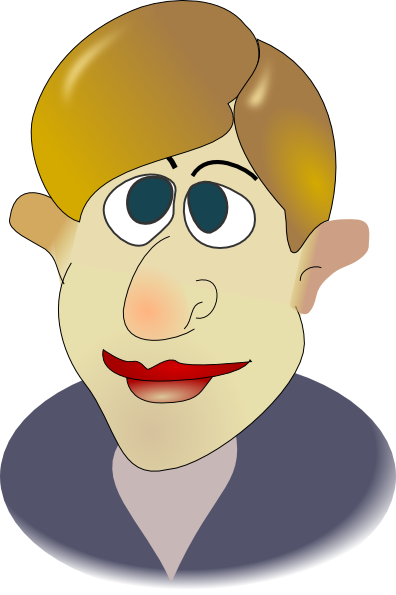 free vector Cartoon Man Face clip art