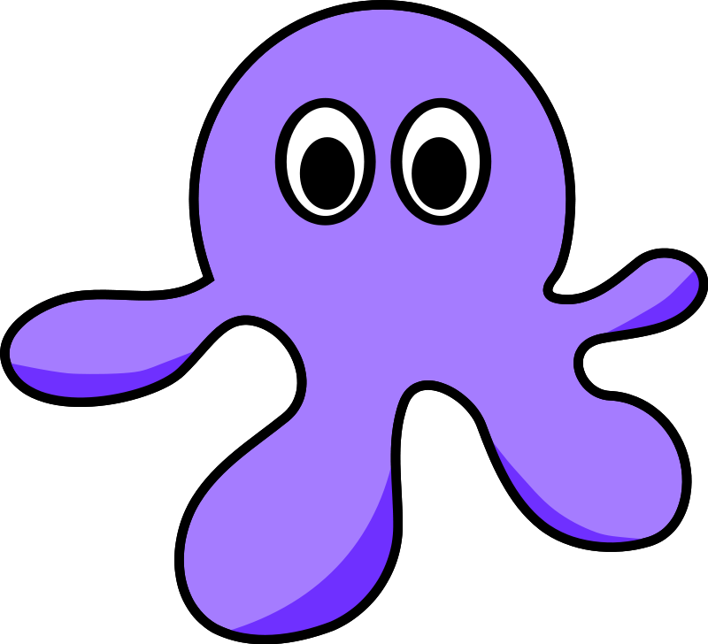 free vector Cartoon octopus