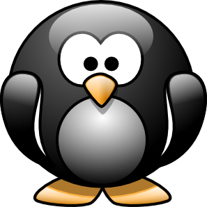 free vector Cartoon Penguin clip art