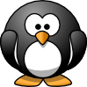 free vector Cartoon Penguin clip art