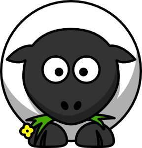 free vector Cartoon Sheep clip art