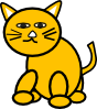 free vector Cat Round clip art