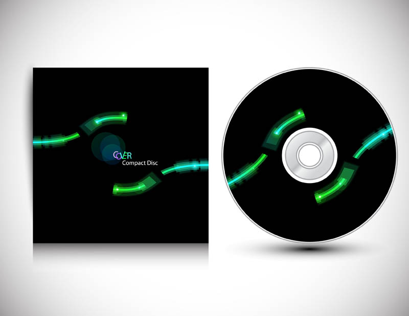 free vector Cd and gorgeous packaging vector