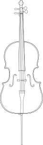 free vector Cello clip art