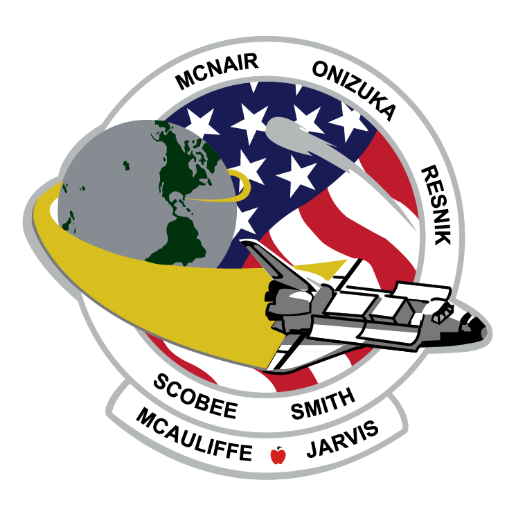 free vector Challenger mission patch
