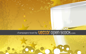 free vector Champagne Toast