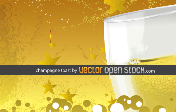 free vector Champagne toast