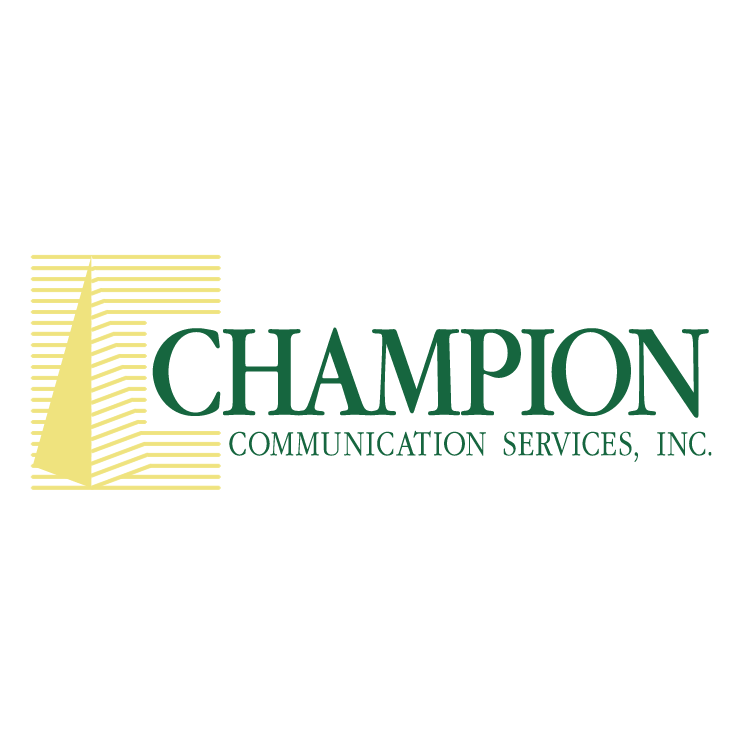 free vector Champion communication services 0