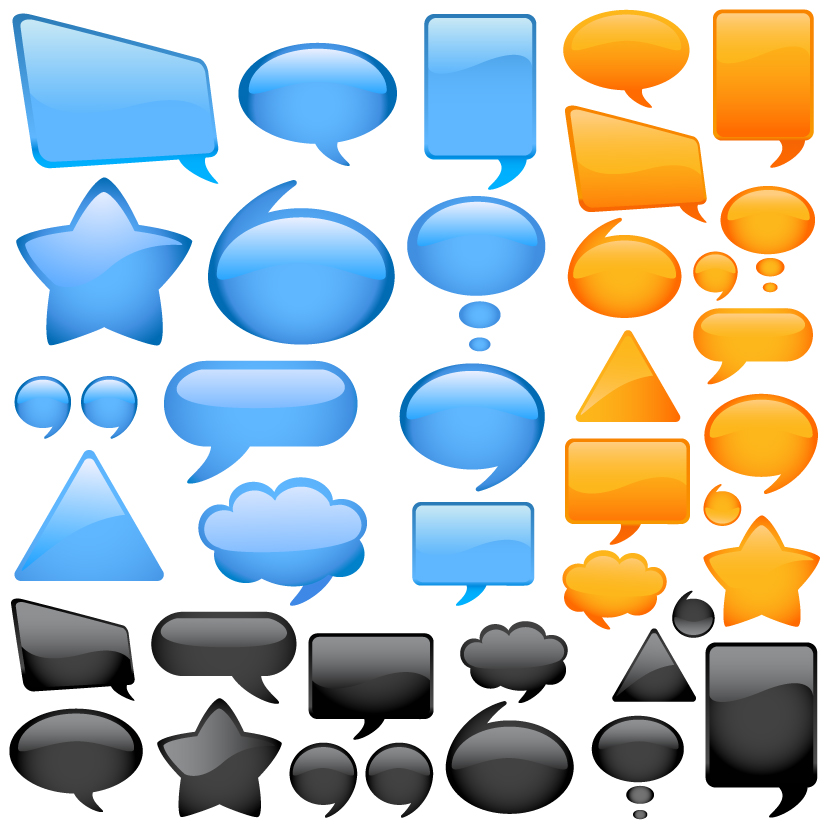 free vector Chat Bubbles