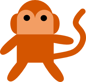 free vector Cheeky Monkey clip art