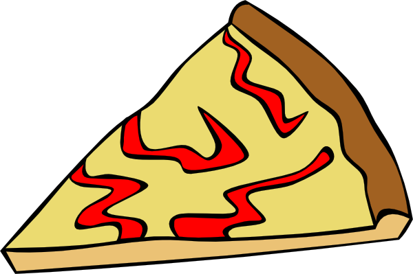 free vector Cheese Pizza Slice clip art